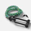 Product image of textile lock tex-lock eyelet size M color neon earth with U-lock X-lock