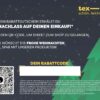 tex-lock voucher for Christmas with 100€ discount code